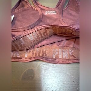 Victorias Secret PINK SPORT ultimate sports bra size Large mauve color